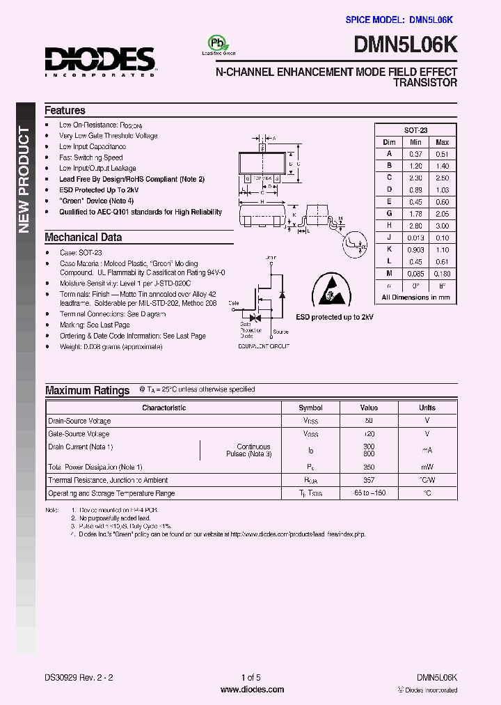 DMN5L06K-7_1233499.PDF Datasheet