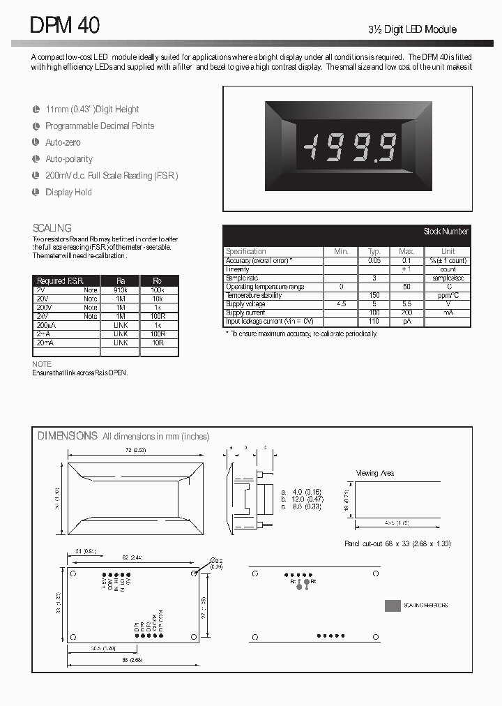 DPM40_1233692.PDF Datasheet