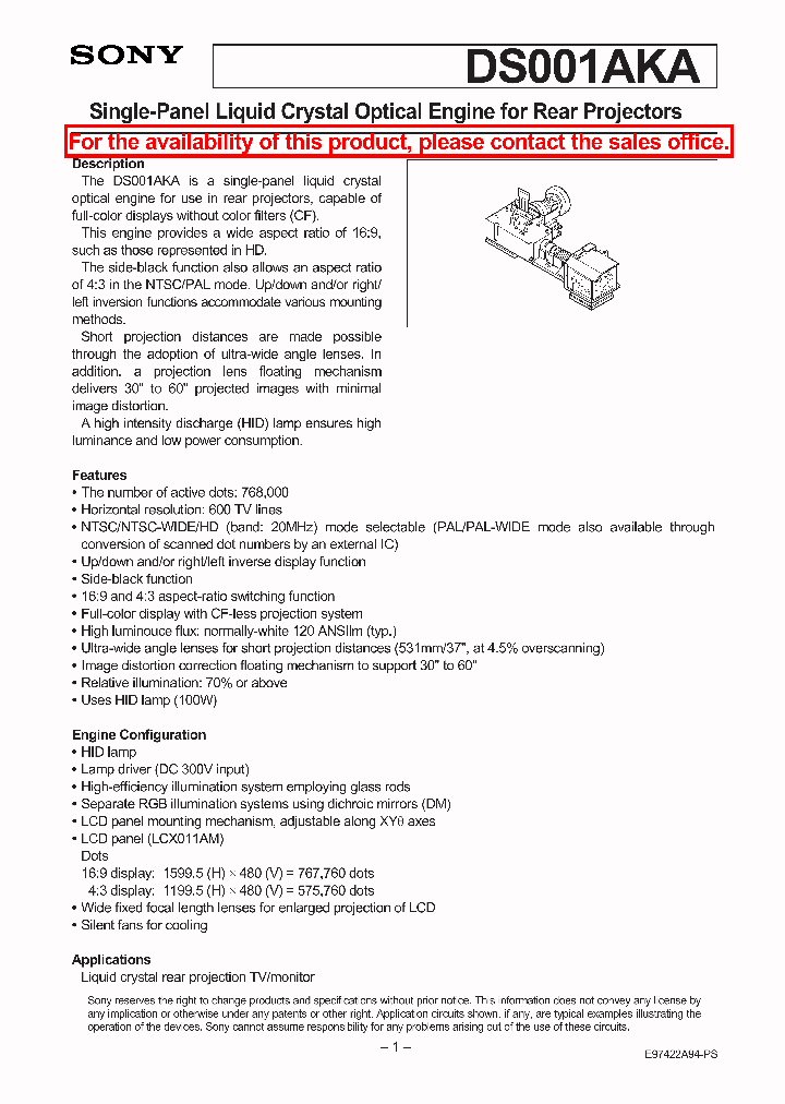 DS001AKA_1233810.PDF Datasheet