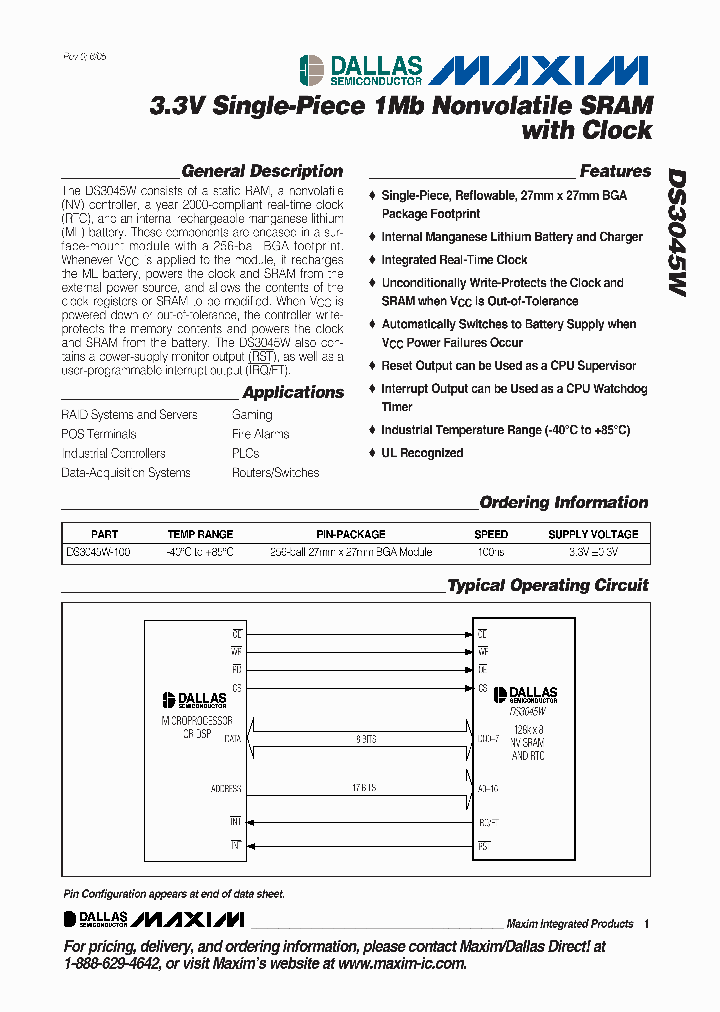 DS3045W-100_1181277.PDF Datasheet