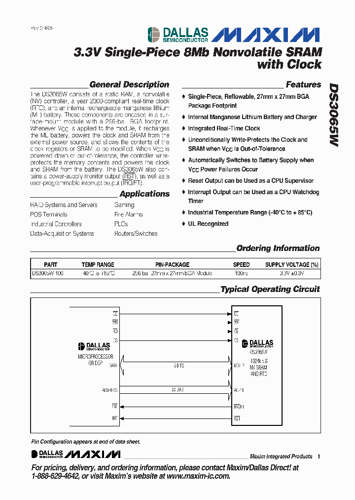 DS3065W-100_1234271.PDF Datasheet