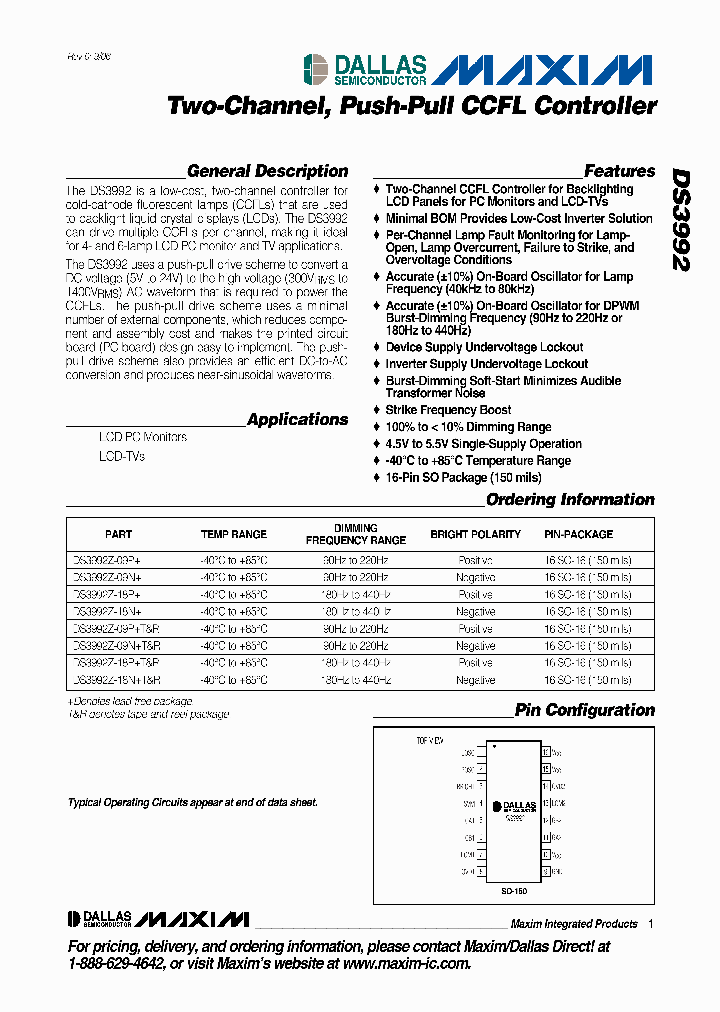 DS3992Z-18PTR_1234366.PDF Datasheet