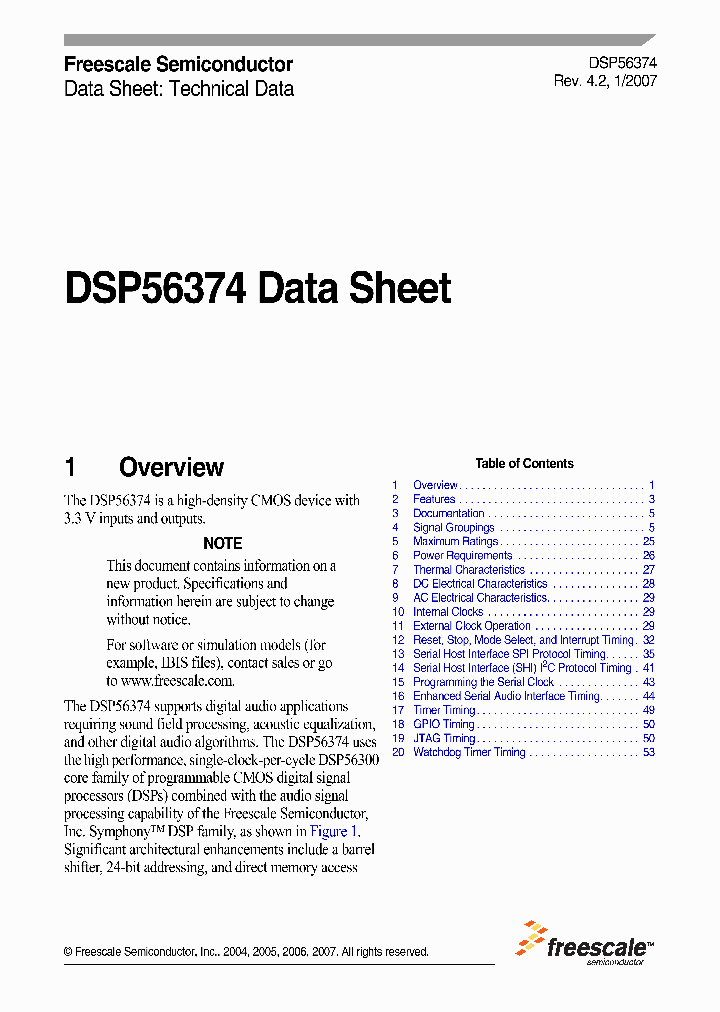 DSP56374UMD_1234763.PDF Datasheet