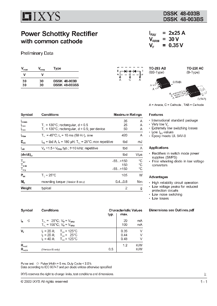 DSSK48-003B_1089512.PDF Datasheet