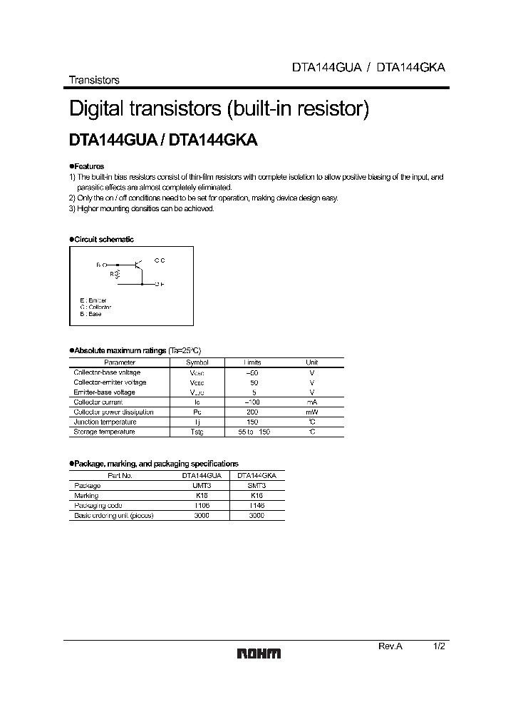 DTA144GUA_1235035.PDF Datasheet