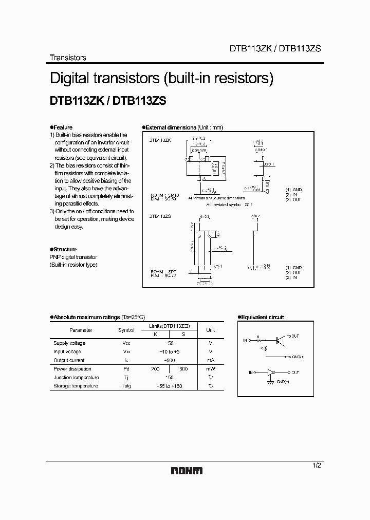 DTB113ZS_1235051.PDF Datasheet