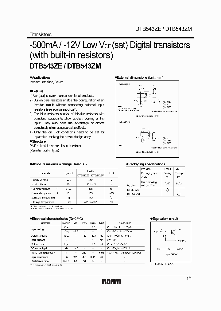 DTB543ZM_1235073.PDF Datasheet