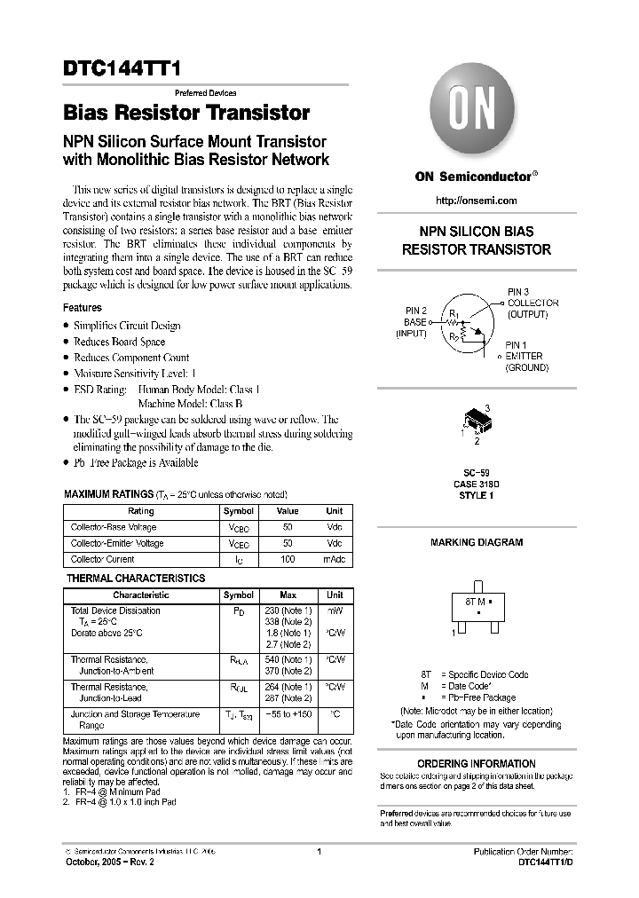 DTC144TT105_1235185.PDF Datasheet