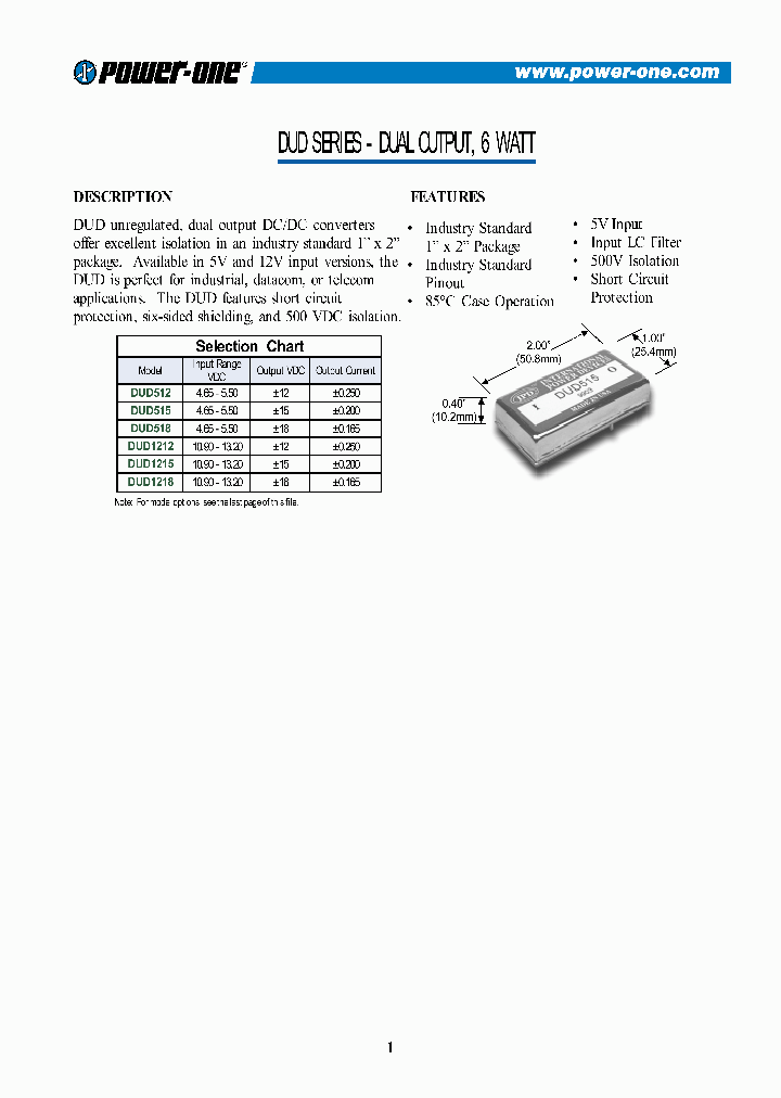 DUD518_1235290.PDF Datasheet