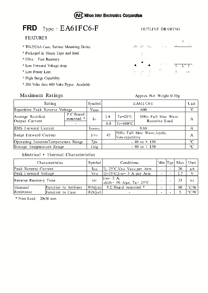 EA61FC6-F_1235602.PDF Datasheet