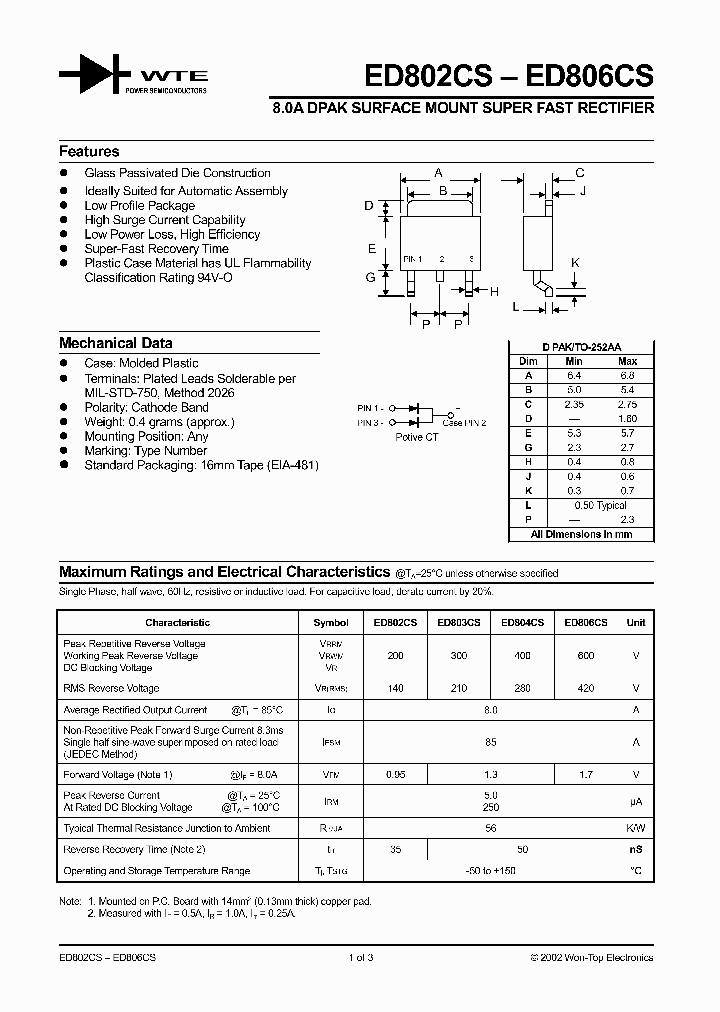 ED806CS-T3_1235896.PDF Datasheet