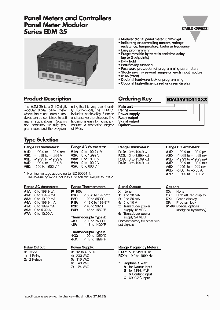 EDM35V1D41_1236003.PDF Datasheet