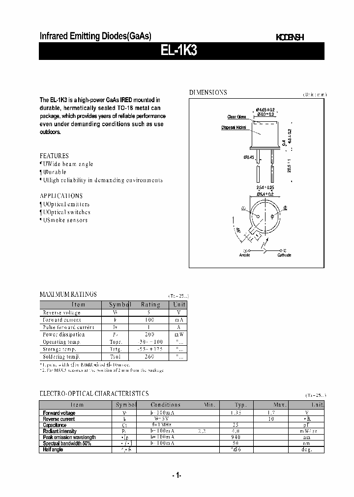 EL-1K3_1236360.PDF Datasheet