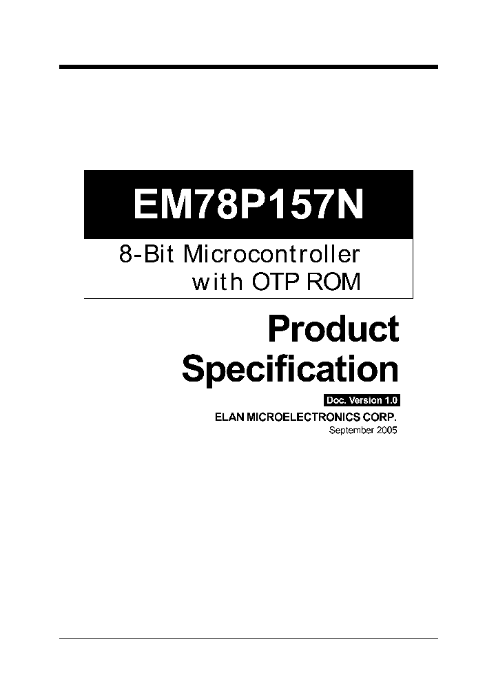 EM78P157NBP_1237098.PDF Datasheet