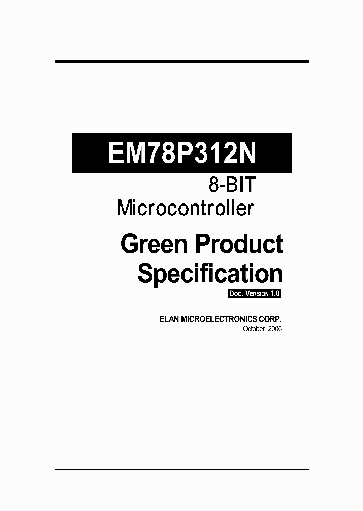 EM78P312NS_1237104.PDF Datasheet