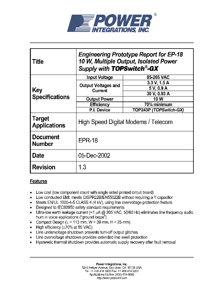 EPR-18_1237474.PDF Datasheet