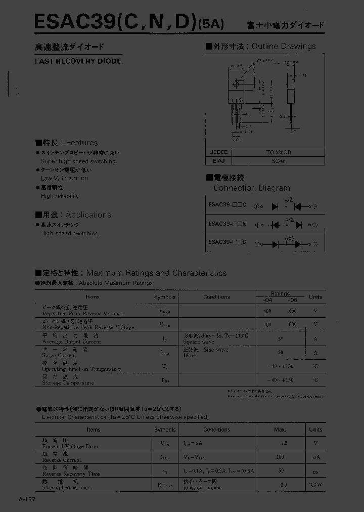 ESAC39N_1237794.PDF Datasheet