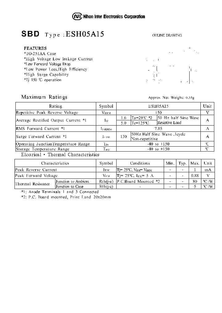 ESH05A15_1237866.PDF Datasheet