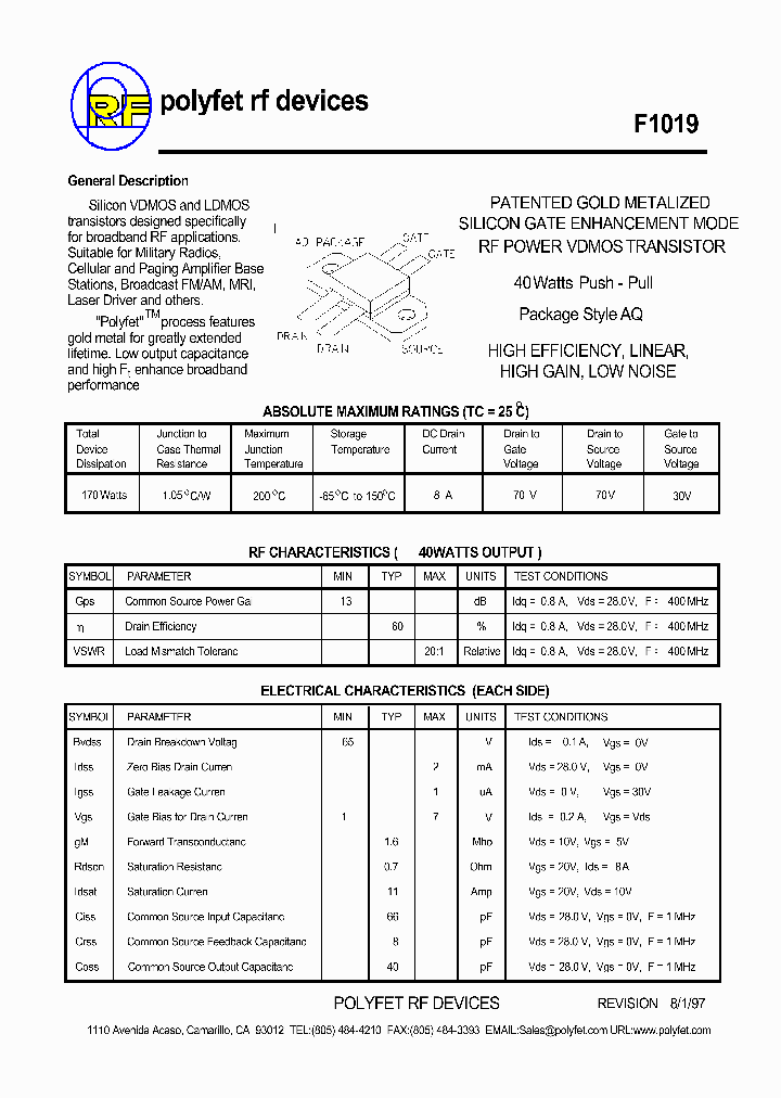 F1019_1238481.PDF Datasheet
