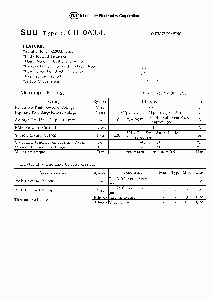 FCH10A03L_1124077.PDF Datasheet