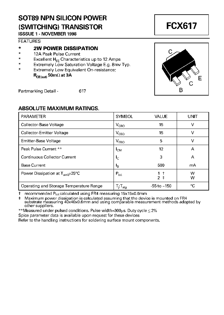 FCX617_1239157.PDF Datasheet