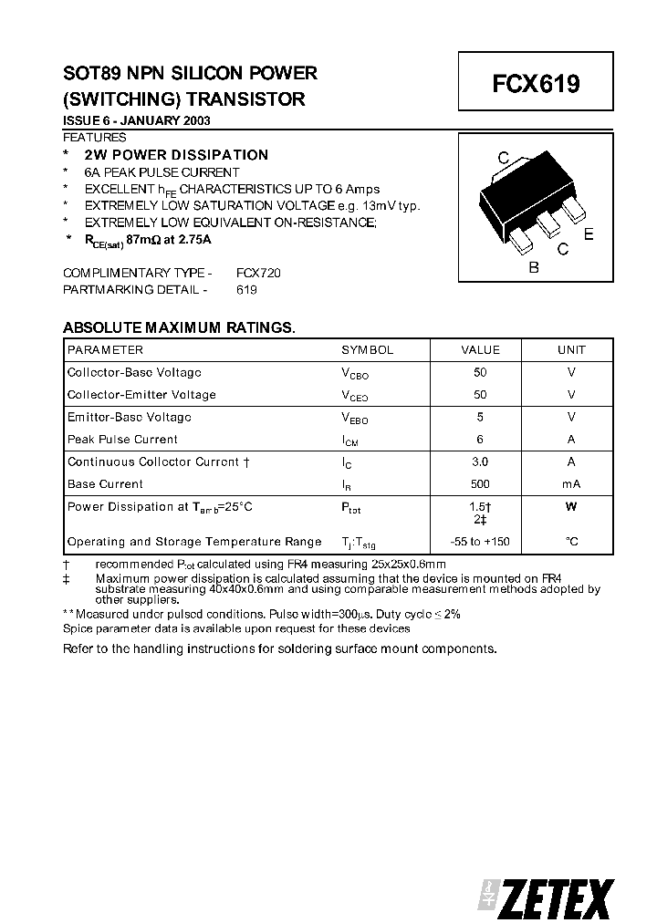 FCX61903_1239159.PDF Datasheet