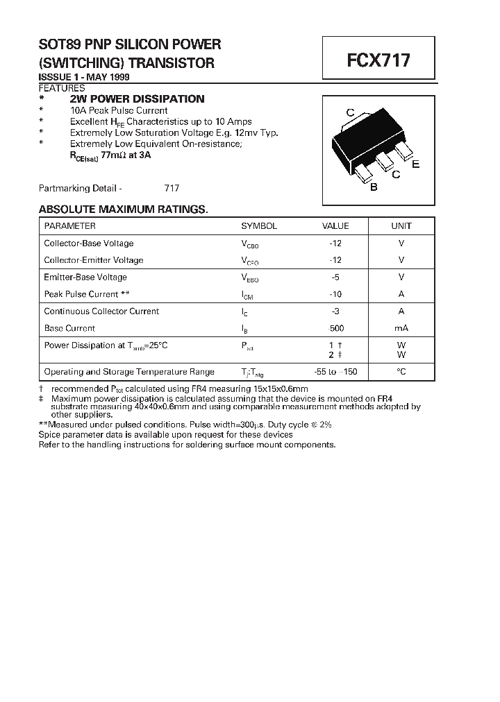 FCX717_1239163.PDF Datasheet