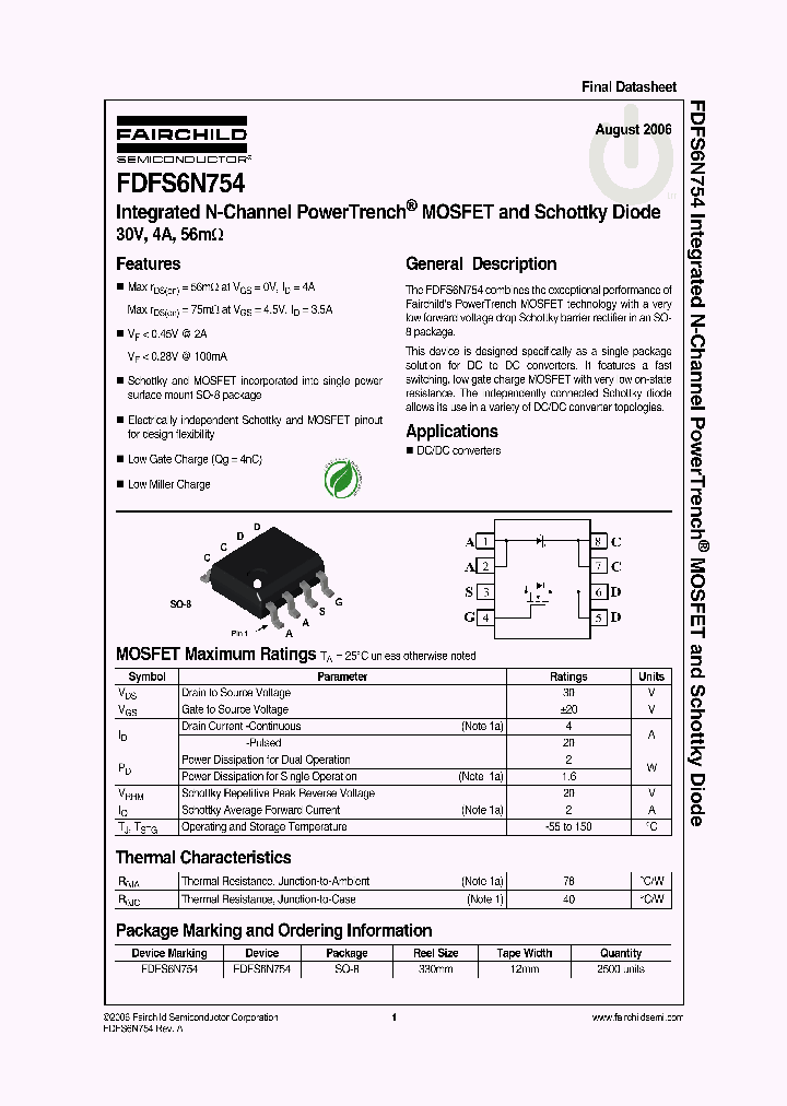FDFS6N754_1239409.PDF Datasheet