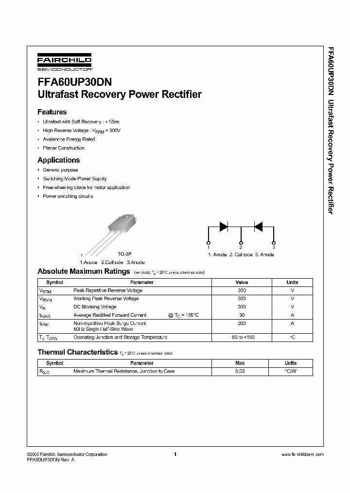 FFA60UP30DN_1239977.PDF Datasheet