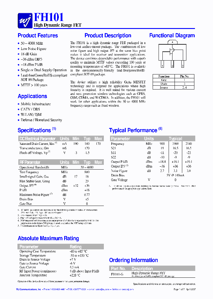 FH10107_1240160.PDF Datasheet