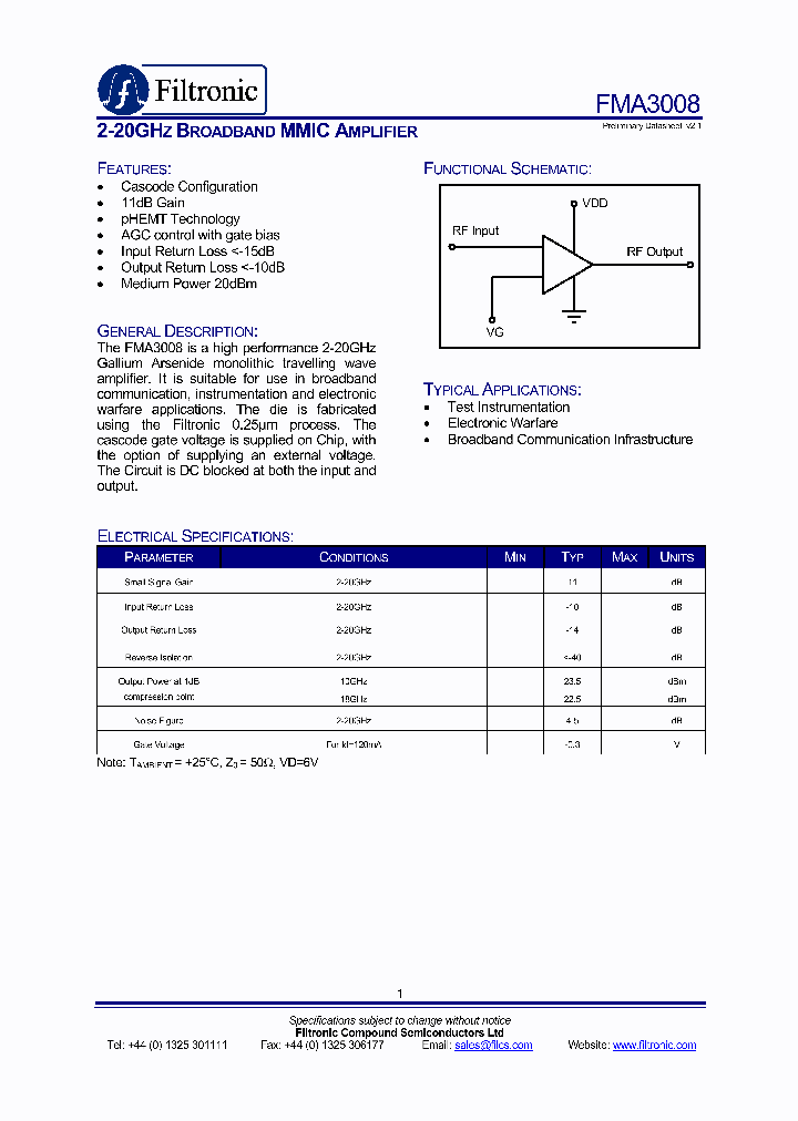 FMA3008_1114651.PDF Datasheet