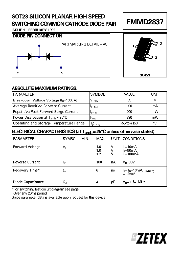 FMMD2837_1240995.PDF Datasheet