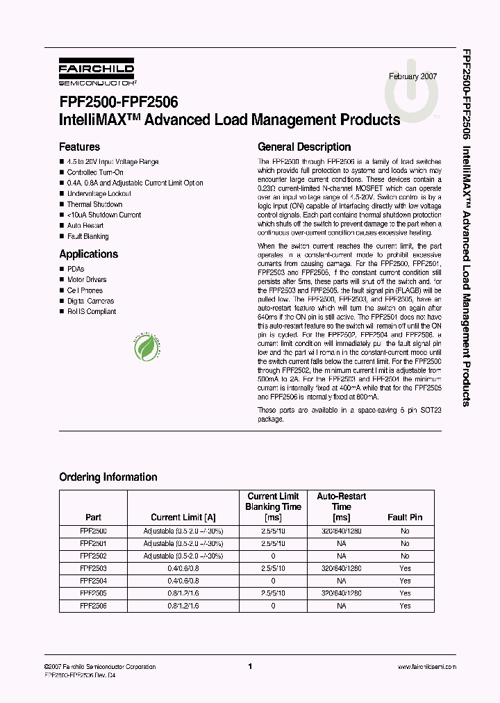 FPF250007_1132716.PDF Datasheet