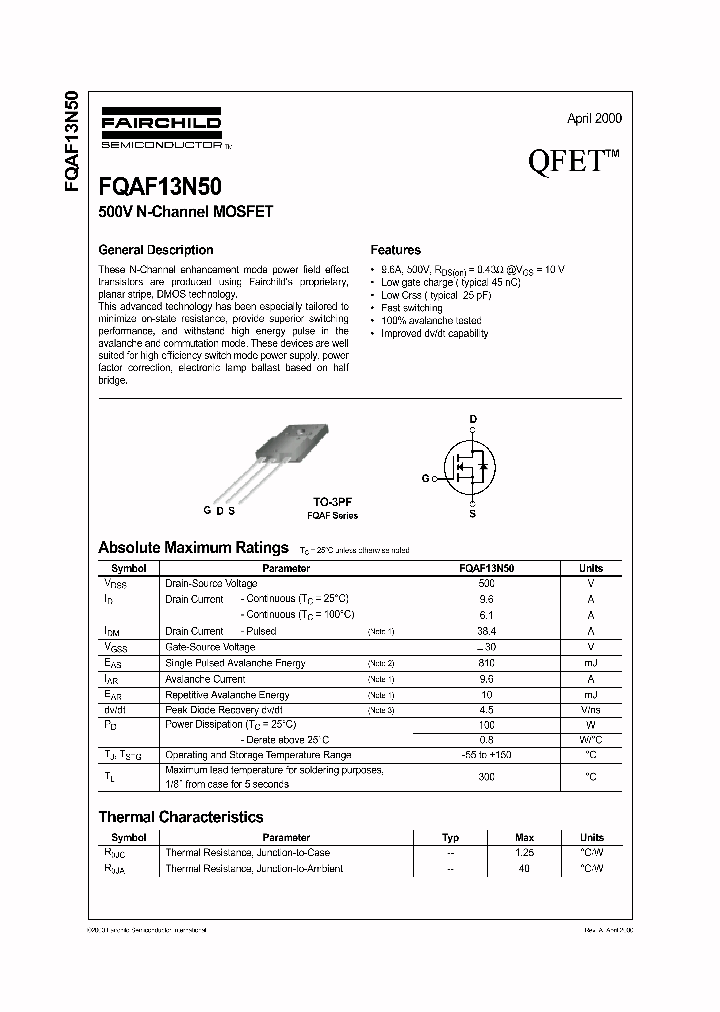 FQAF13N50_1241469.PDF Datasheet