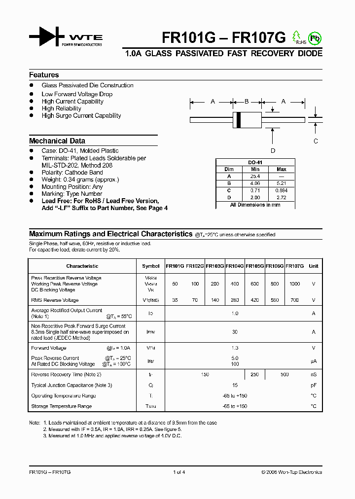 FR105G_1134693.PDF Datasheet