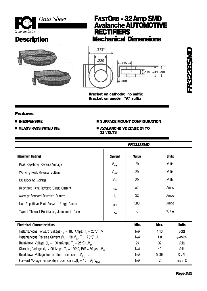 FR3228SMD_1242181.PDF Datasheet