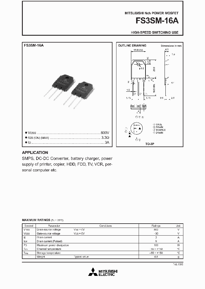 FS3SM-16A_1242585.PDF Datasheet