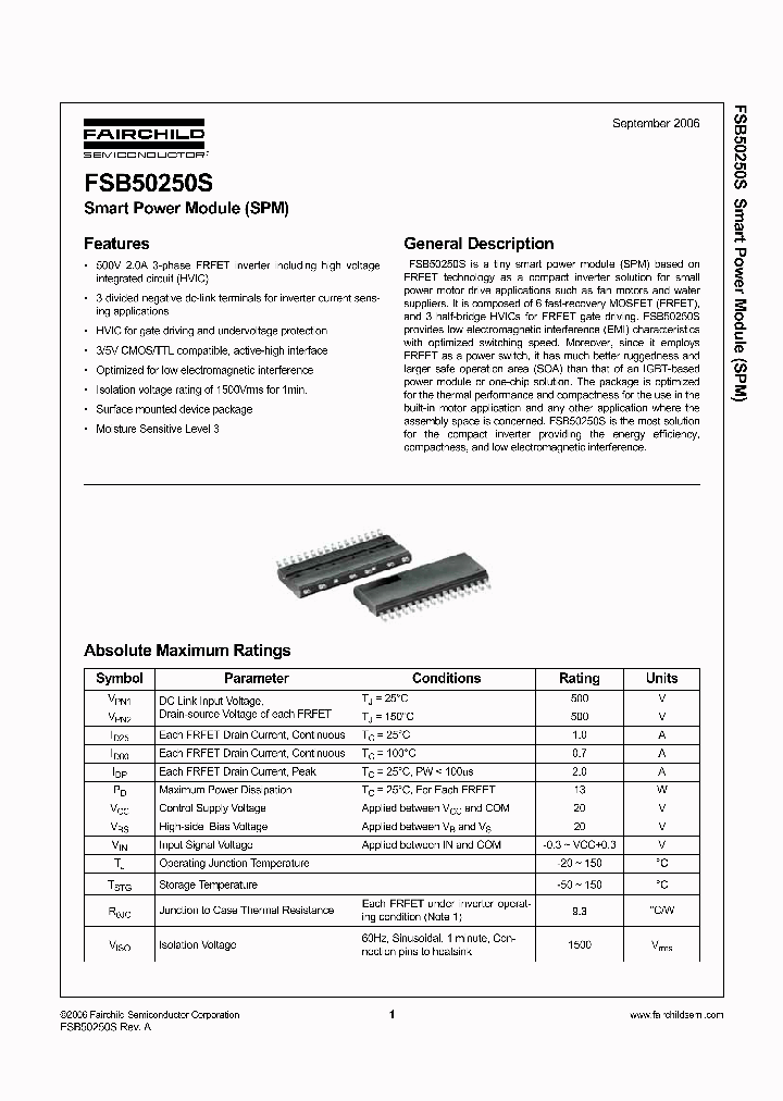 FSB50250S_1242829.PDF Datasheet