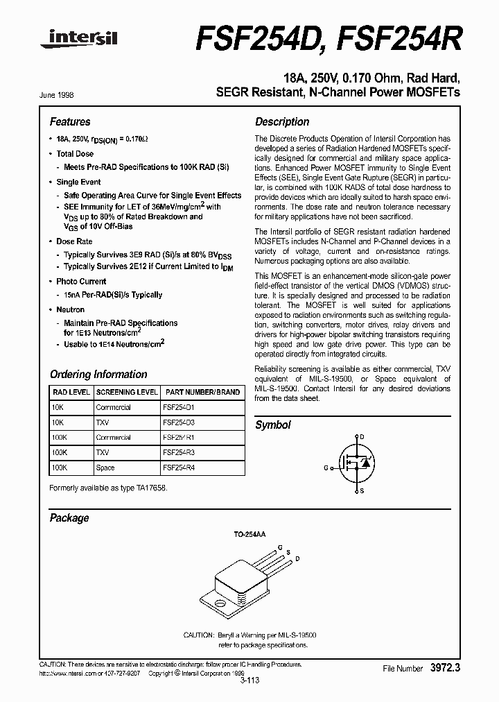 FSF254D_1057286.PDF Datasheet