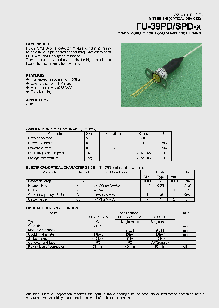 FU-39SPD-W_1243321.PDF Datasheet