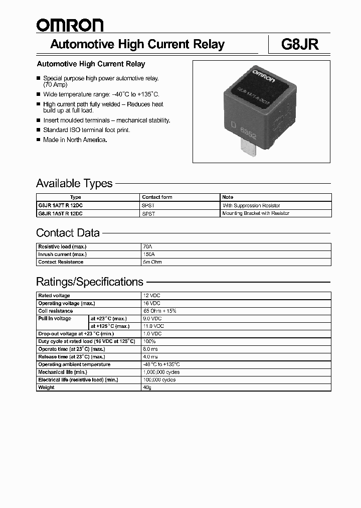 G8JR_1244033.PDF Datasheet