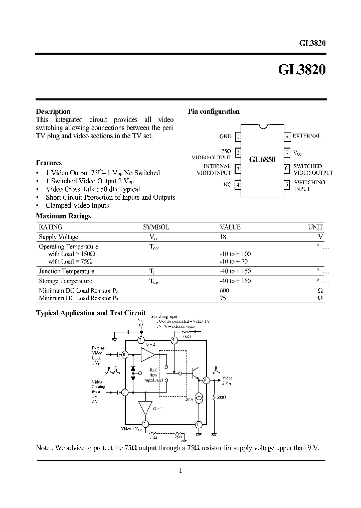 GL3820_1244938.PDF Datasheet