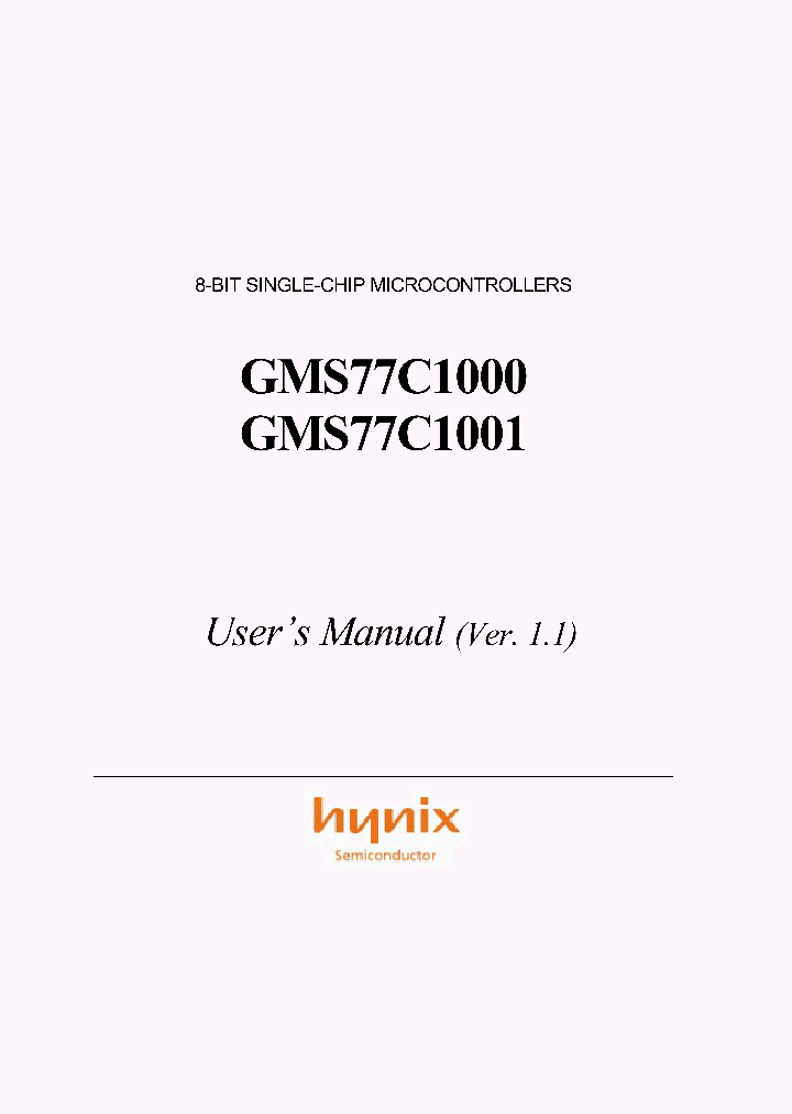 GMS77C1001_1245378.PDF Datasheet