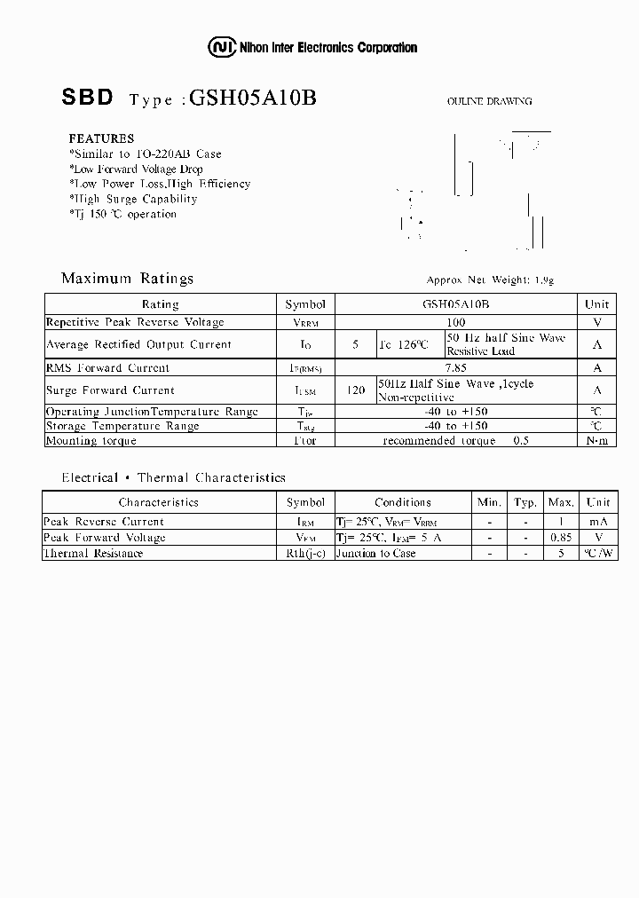 GSH05A10B_1246188.PDF Datasheet
