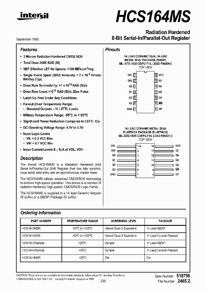 HCS164MS_1247831.PDF Datasheet