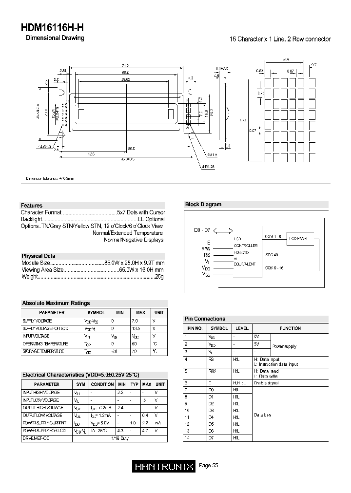 HDM16116H-H_1097134.PDF Datasheet