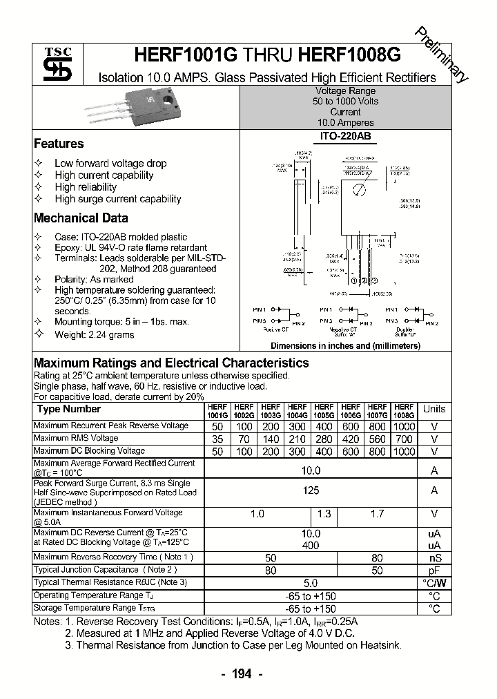 HERF1003G_706292.PDF Datasheet