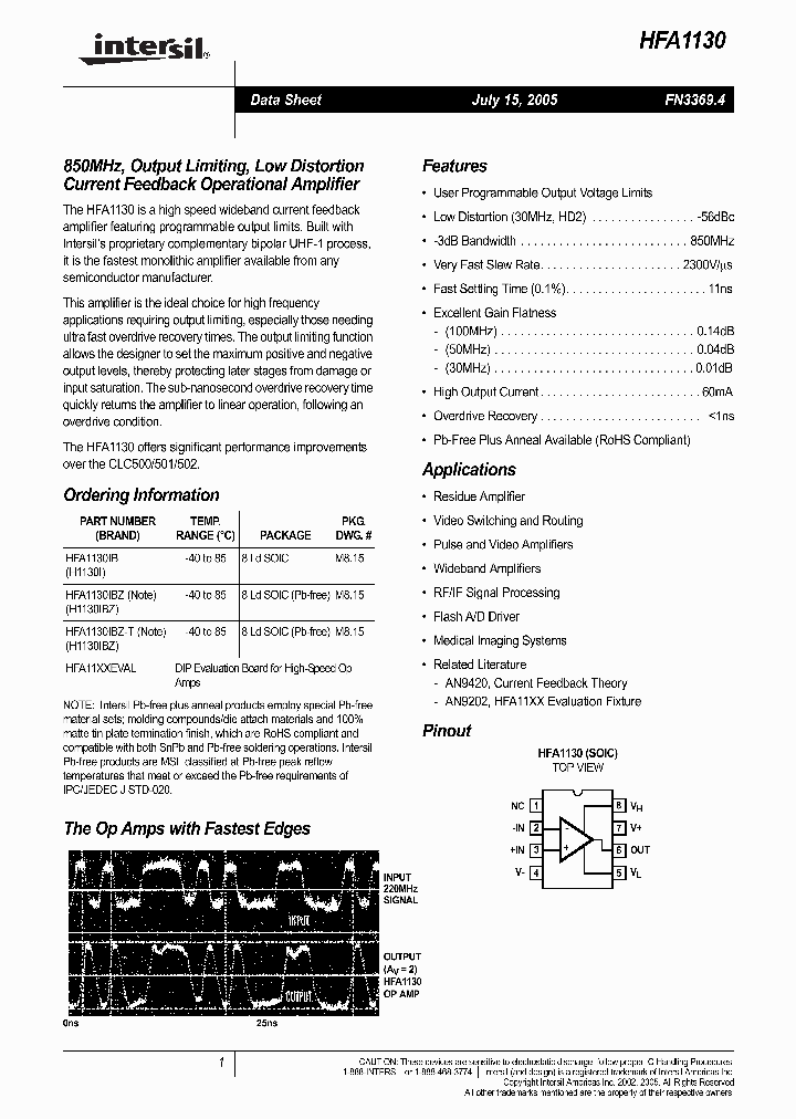 HFA11XXEVAL_1249188.PDF Datasheet