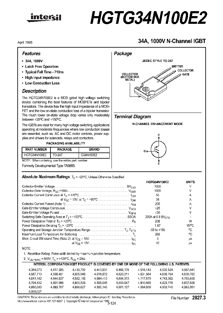 HGTG34N100E2_1249536.PDF Datasheet