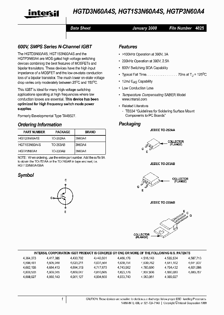 HGTP3N60A4_1249593.PDF Datasheet